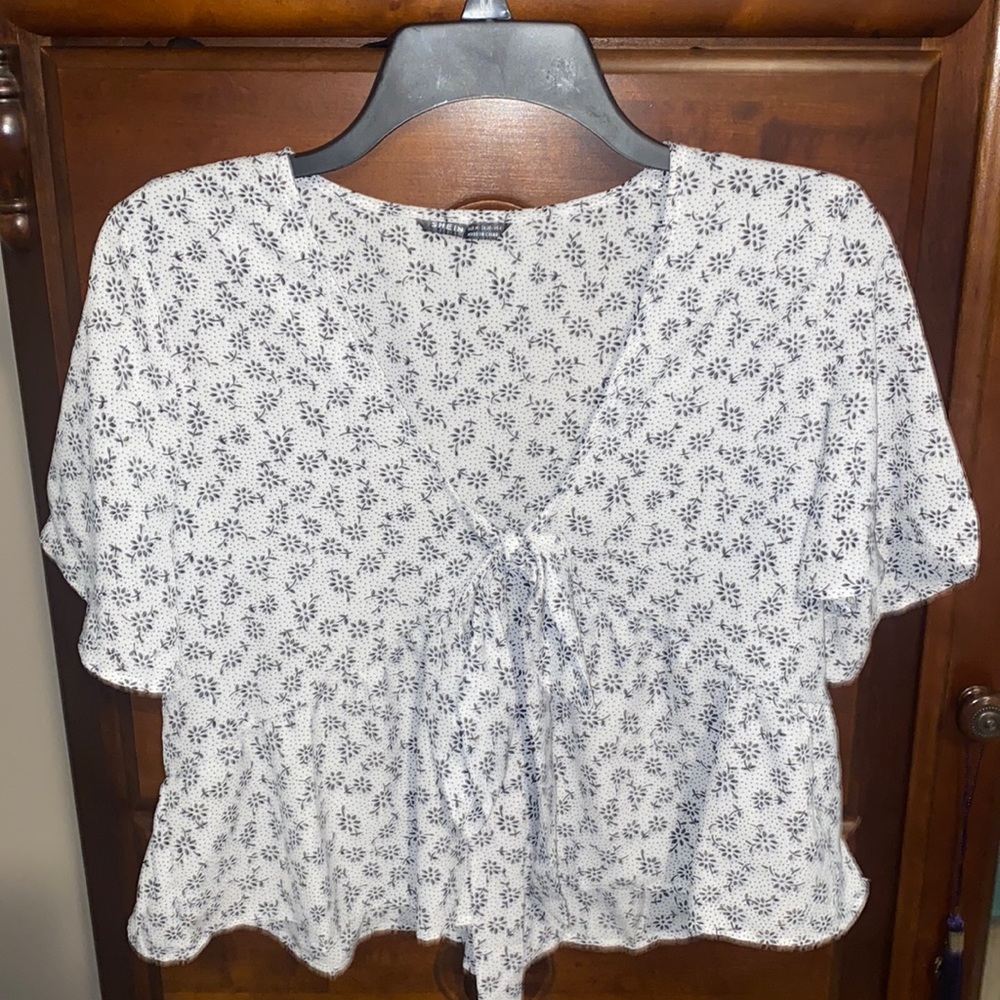 SHEIN floral blouse